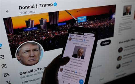 Trump returns to X, the site formerly known as Twitter, shortly after surrendering in Georgia